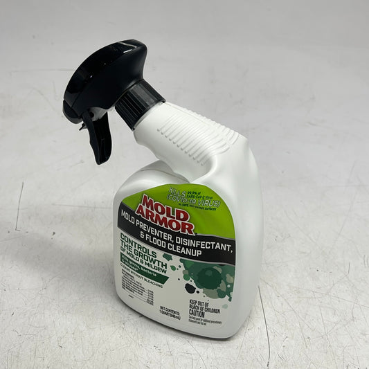 ZA@ MOLD ARMOR (3 PACK) Mold Preventer, Disinfectant & Flood Clean Up 1qt FG552A (As-Is)