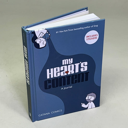 MY HEARTS CONTENT Hardcover Comic, Journal & Sticker Book By Catana Chetwynd
