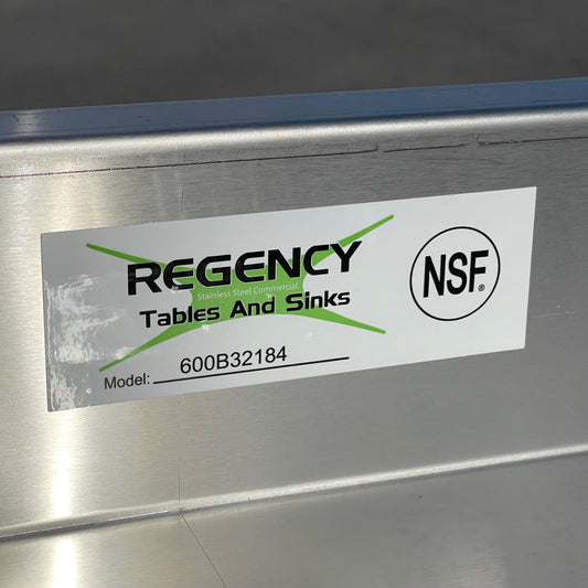 ZA@ Pallet of REGENCY Three-bowl Underbar Sink Stainless Steel 600B32184 (AS-IS)