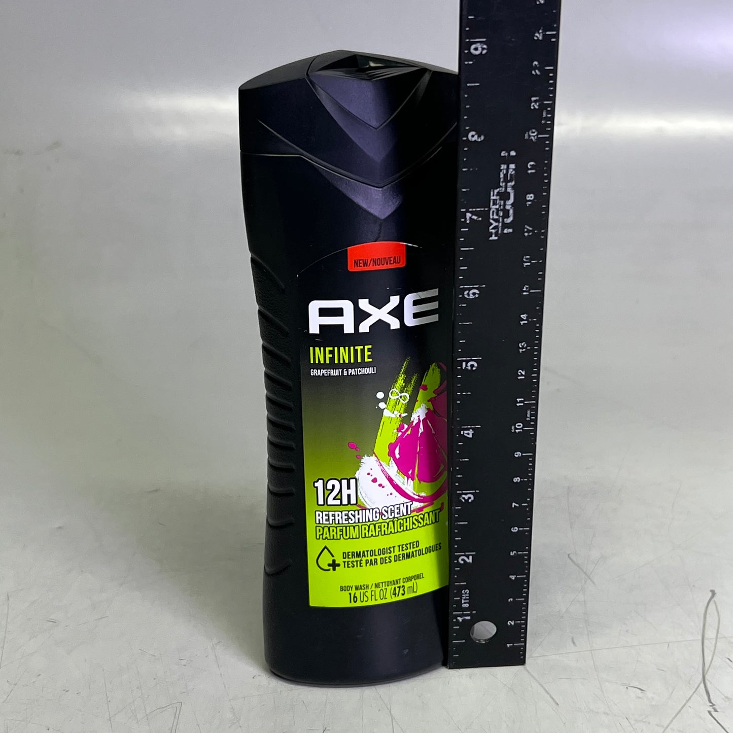 AXE Infinite Body Wash 12H Refreshing Scent 16 oz