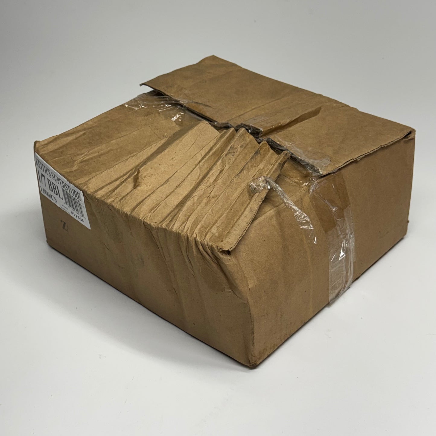 ZA@ KEITH'S SUPERSTORE (1000 Bags) Grocery Bags, White (New Other, Distressed Box)