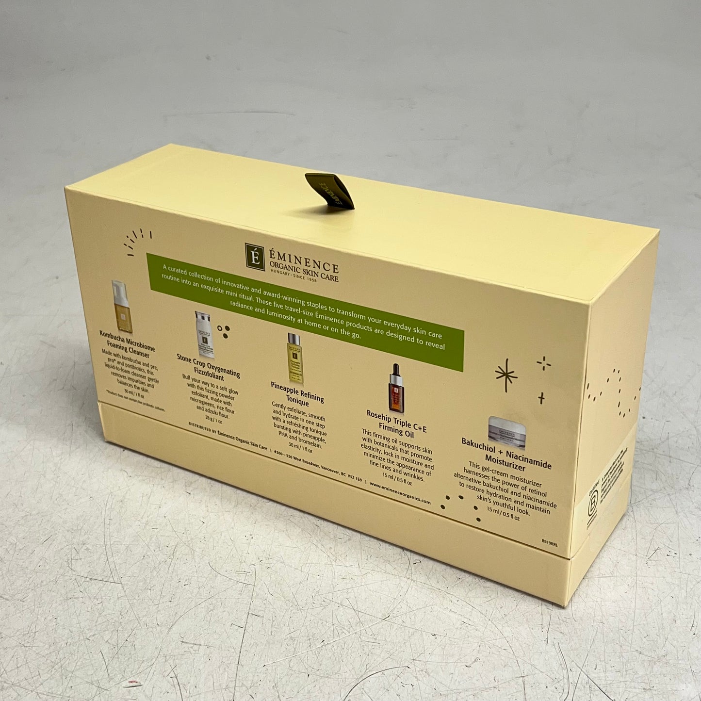 EMINENCE (5 PIECE SET) Organics Radiance Renewal Set Travel Set B919RRL
