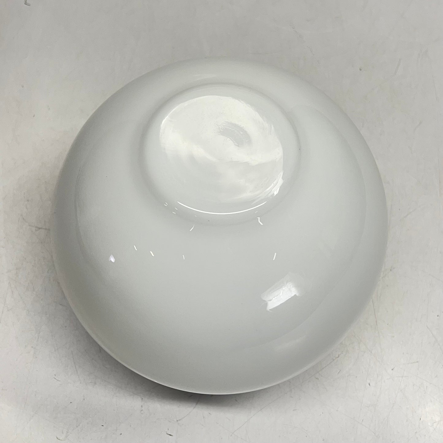 White Globe Sphere Lamp/ceiling Shade Replacement  ~7" Dia White/Black