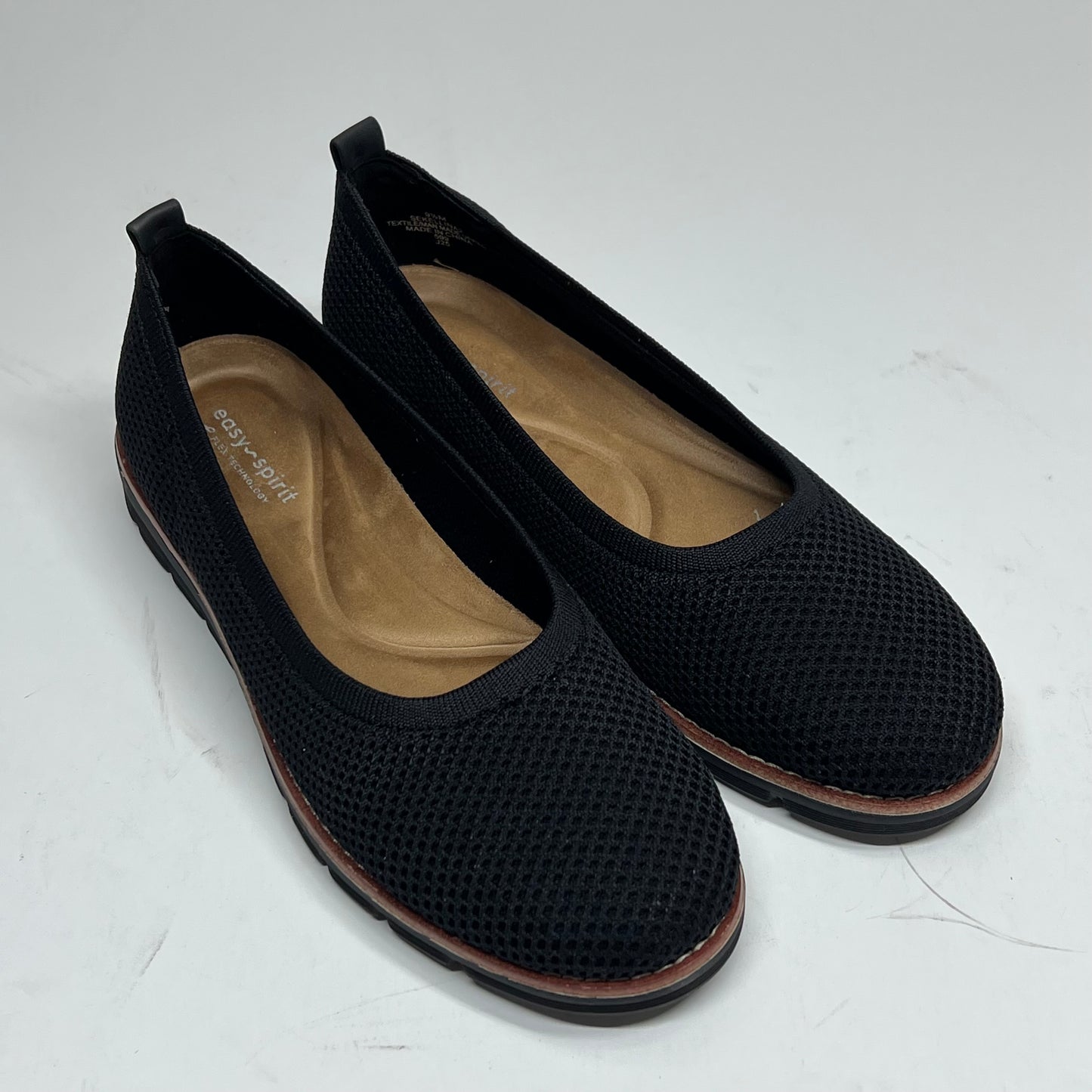 EASY SPIRIT Kellina Slip-on Flats Ultra Lightweight Women's Sz 9.5M Black (As-Is)