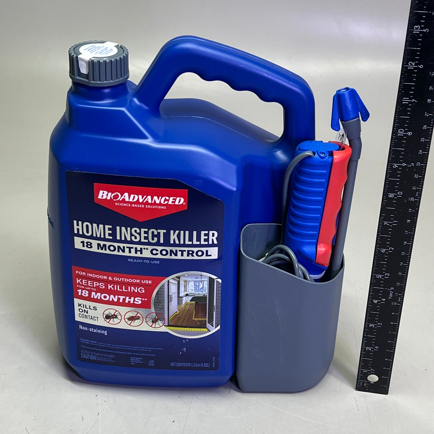 ZA@ BIOADVANCED Home Insect Killer 18 Month Control W/ Spray Nozzle 1.3 Gallon 61229V1