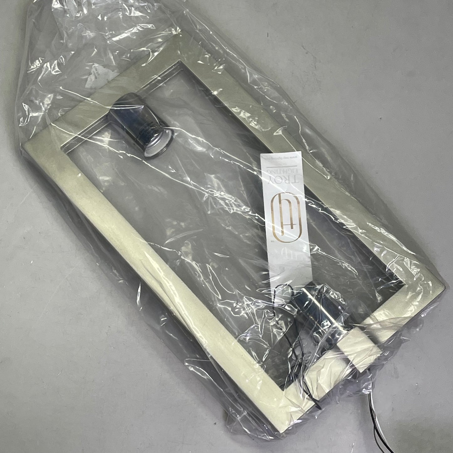 TROY LIGHTING Enigma Pendant Light 14.25" x 7.75" Silver Leaf/Stainless Steel F7103-SL/SS