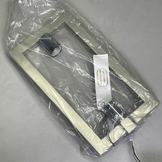 TROY LIGHTING Enigma Pendant Light 14.25" x 7.75" Silver Leaf/Stainless Steel F7103-SL/SS