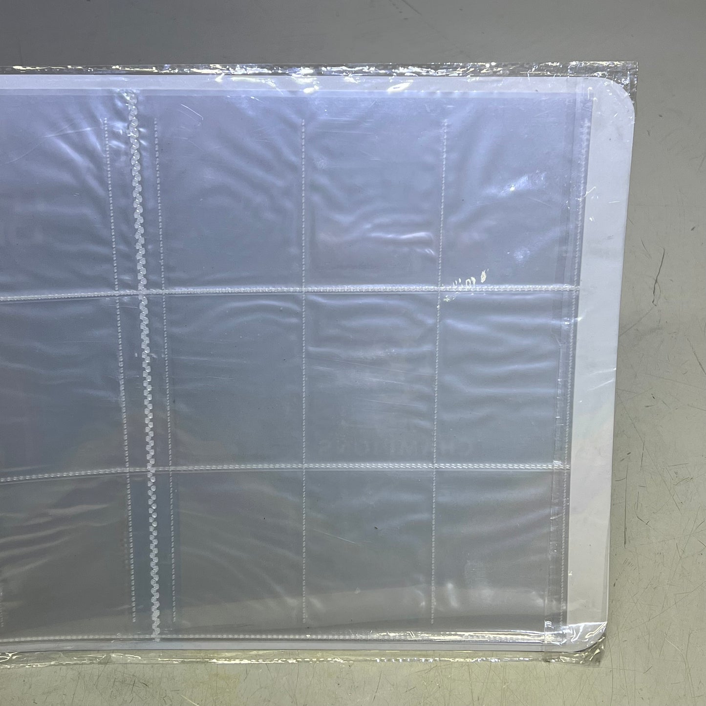 ZA@ TOPPS (3 PACK) Match Attax Trading Card Game Card Sleeve Binder 12"x9"x1" Clear