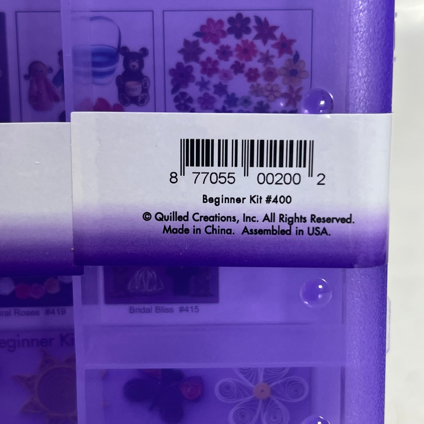BEGINNER Quilling Beginner Kit 9" x 5" x 2" Box Size, 465351