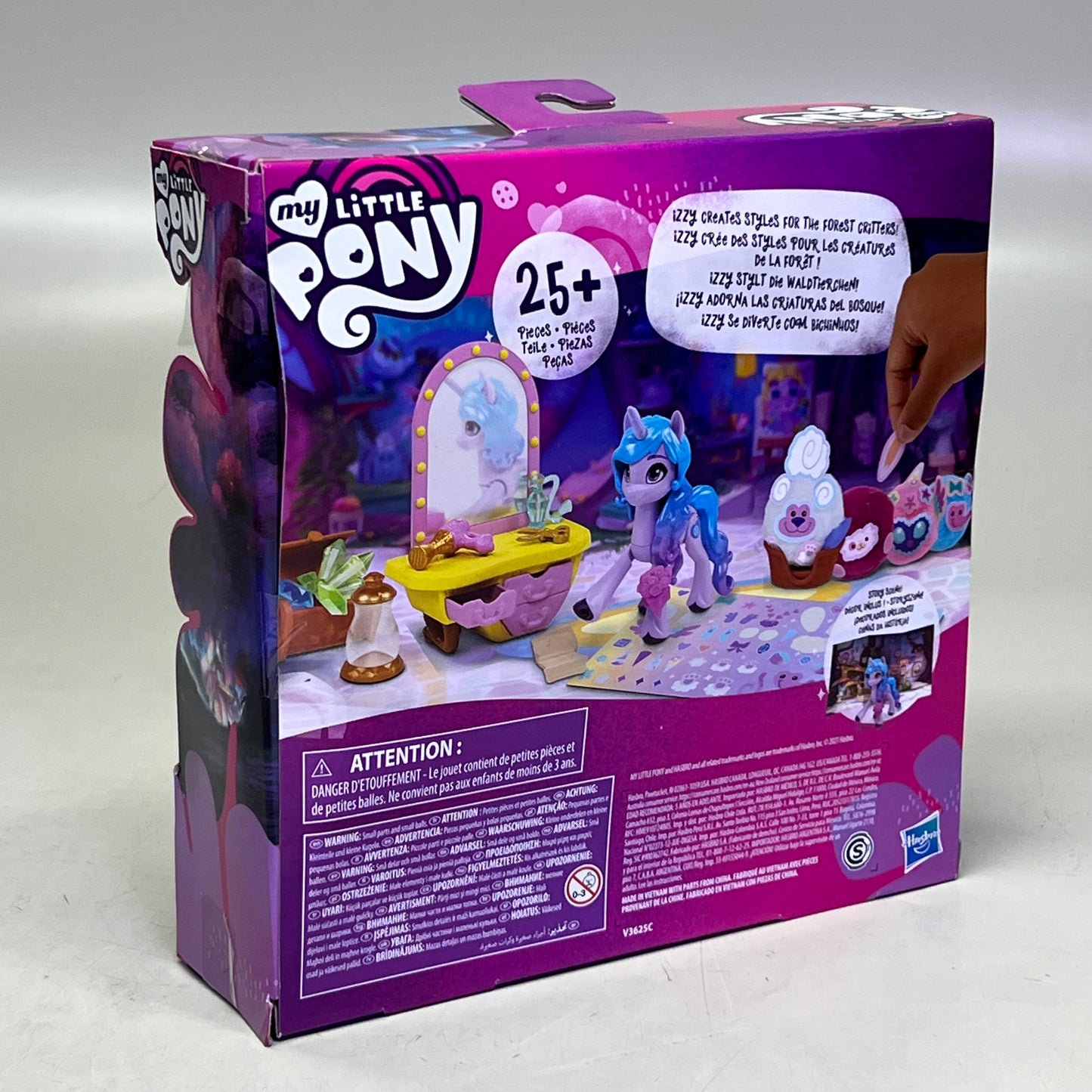HASBRO My Little Pony Izzy Moon Bow 25+ Pcs Purple