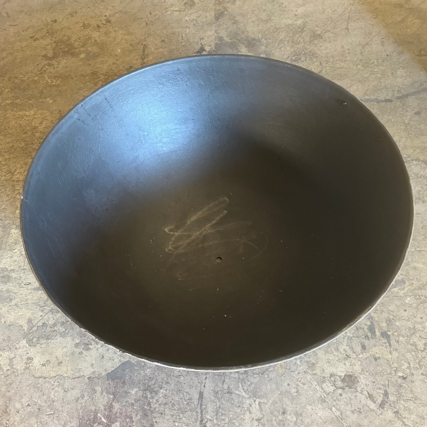 ASH & EMBER 42" Hemisphere Wood Burning Fire Pit Bowl - Cast Iron Outdoor Patio Firepit 42HEMIPIT_AE