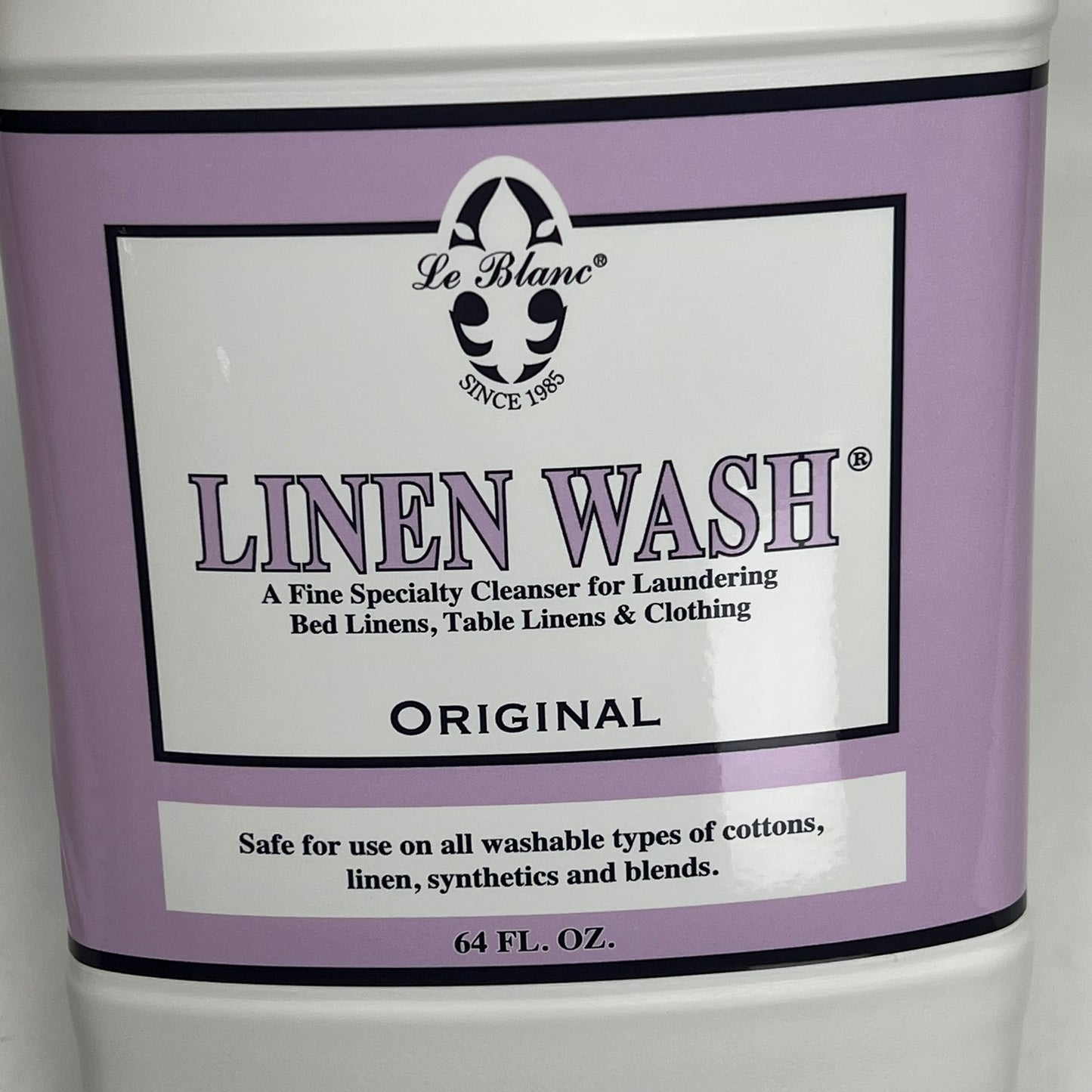 LE BLANC Linen Wash Original Floral & Fresh Fine Specialty Cleanser  64 Fl Oz