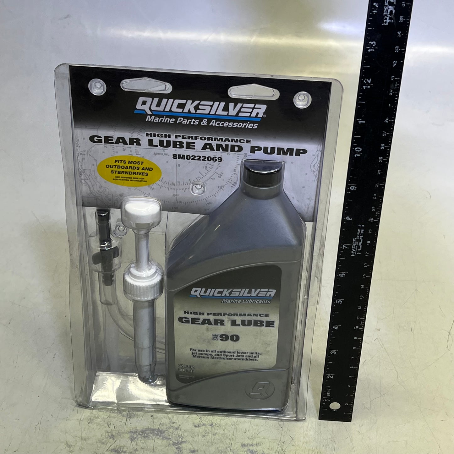 QUICKSILVER High Performance Gear Lube & Pump 32 fl oz 8M0222069