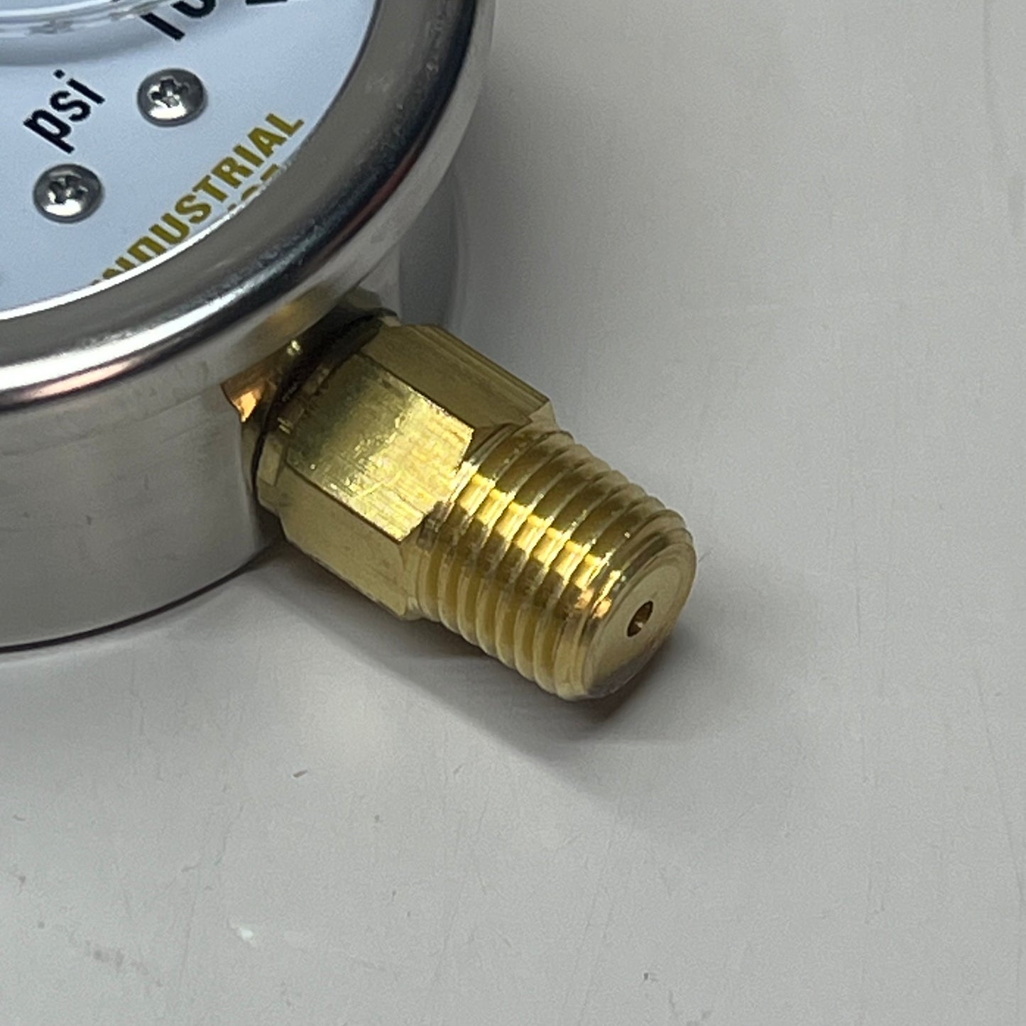 INDUSTRIAL CHOICE Stainless Steel Pressure Gauge 0-100 PSI 2.5" LS-100-2.5-SS-4