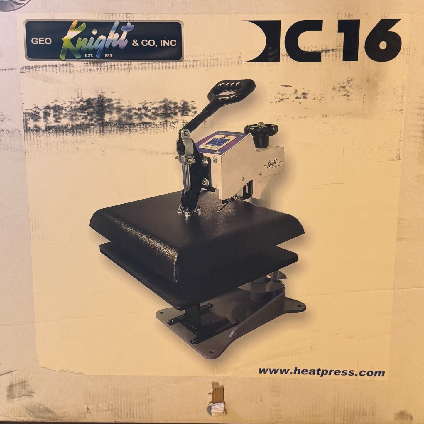KNIGHT Digital Combo C16 Swing-Away Heat Press - 120V 1500W Sz 20"L x 15.5"W x 22"H