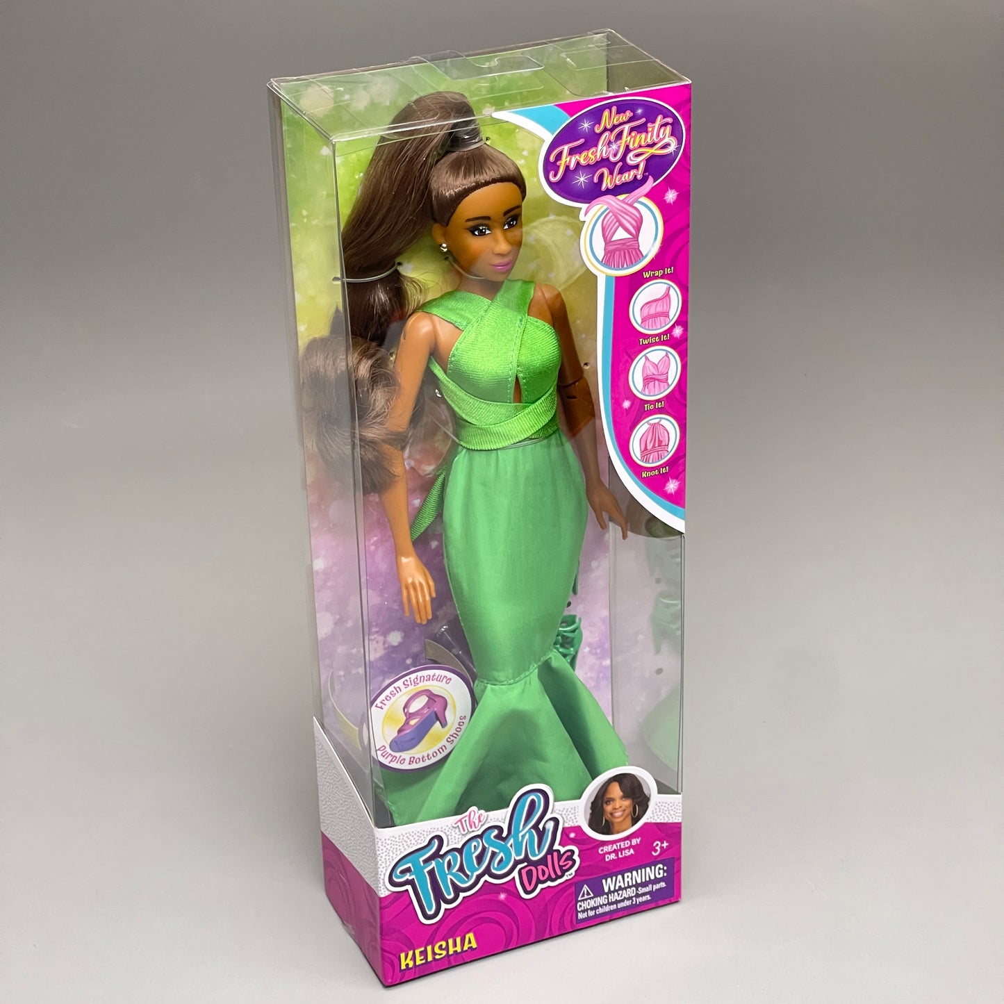 FRESH DOLLS New Fresh Finity Wear Keisha 11.5" (Dr. Lisa) 50011