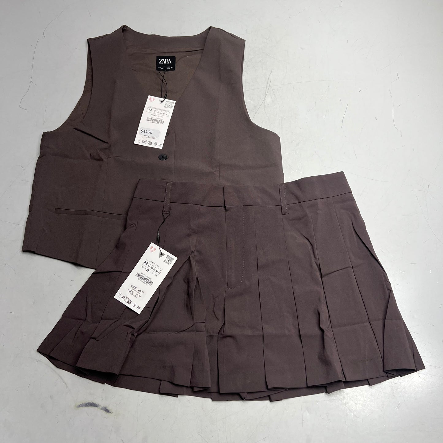 ZA@ ZARA Lot of Assorted Clothing Tops, Skirts, Bottoms & Dresses Women's Sz S & M