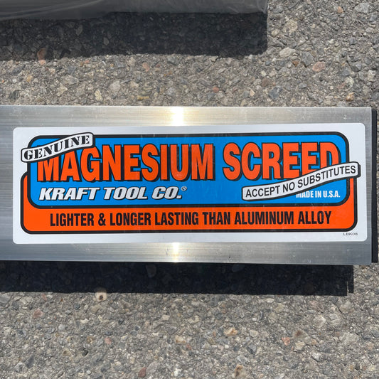 Z@ KRAFT TOOL CO. 16ft Magnesium Screed 192"x2"x4" CC416