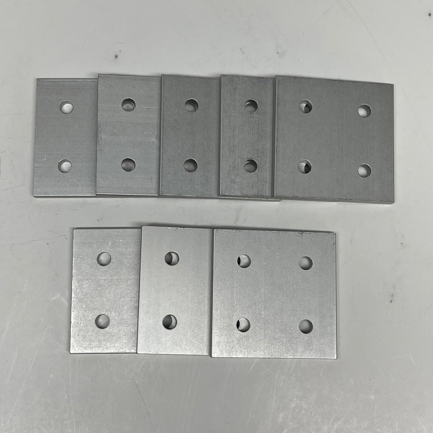 80/20 INC (8 PACK) 15 Series & Ready Tube 4 Hole Square Flat Plate Aluminum 4367