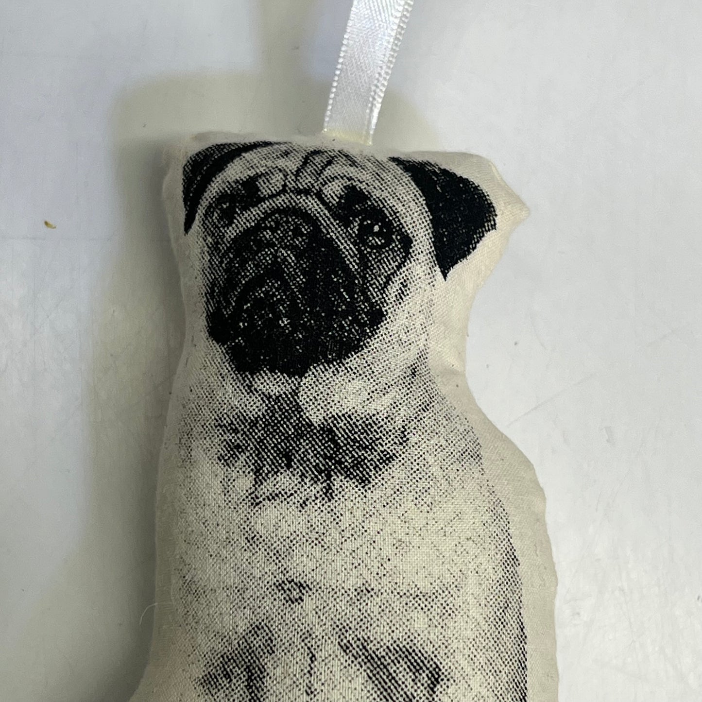 BRODERPRESS (3 PACK) Hand Silkscreened Dog Ornaments 3.5"x5" Black & White