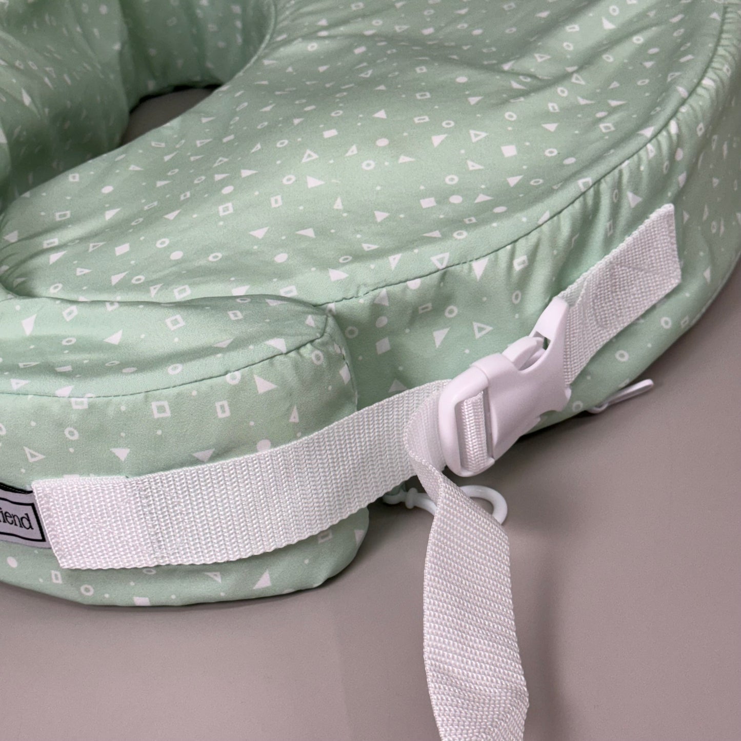 ZA@ MY BREAST FRIEND Original Side Pocket Nursing Pillow Support Mint Green 22" x 15"