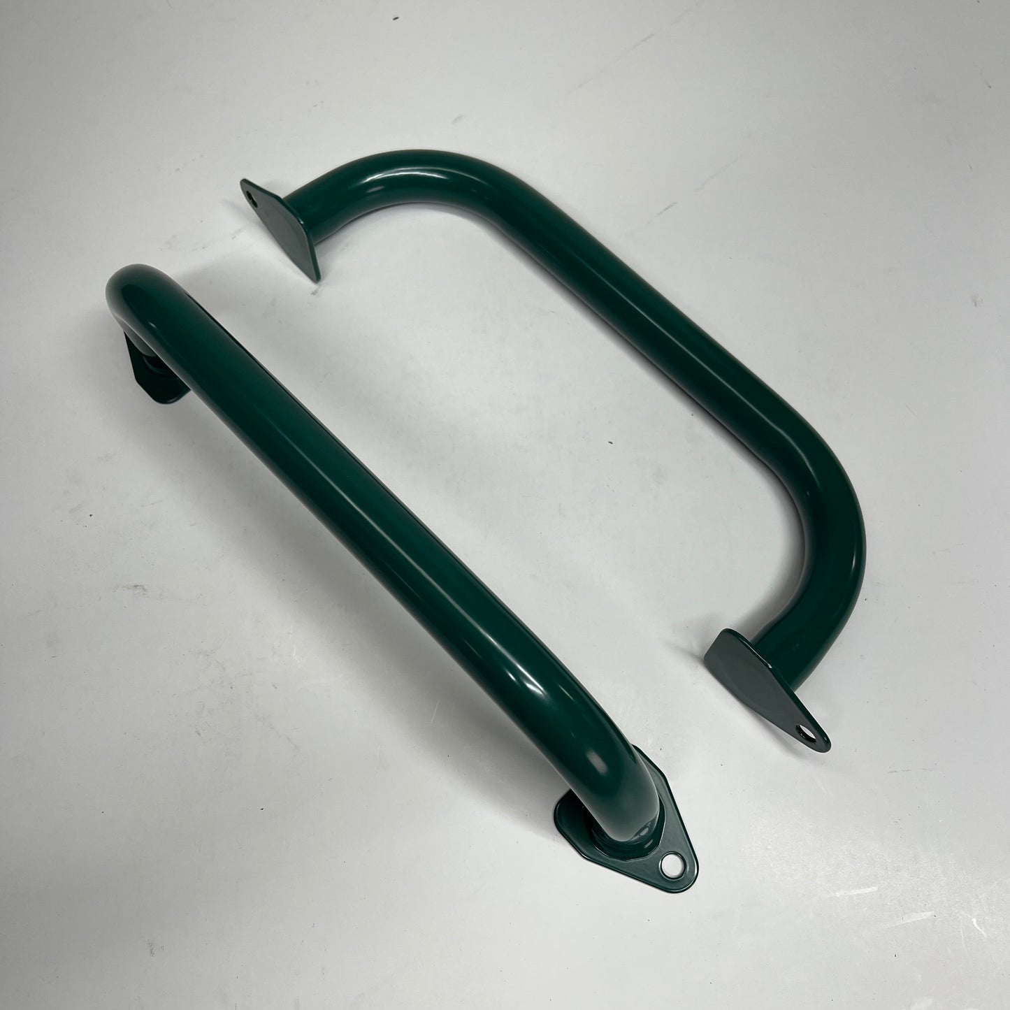 GORILLA PLAYSETS Metal Safety Handles (pair) Powder Coated 16" Green 08-0001