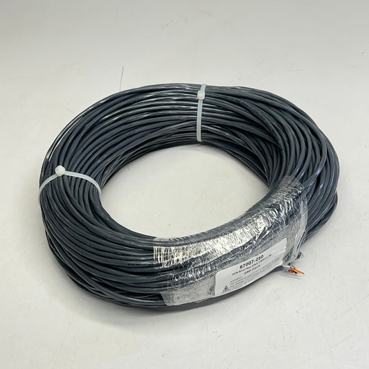 Stranded OAS CMR/CL3R Bare Stranded Copper Conductor 250' 22/8 Grey 67007-250