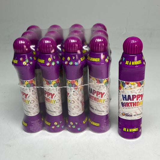 DAB O INK (12 PACK) Onedia Casino Happy Birthday Bingo Marker 4oz Purple D25