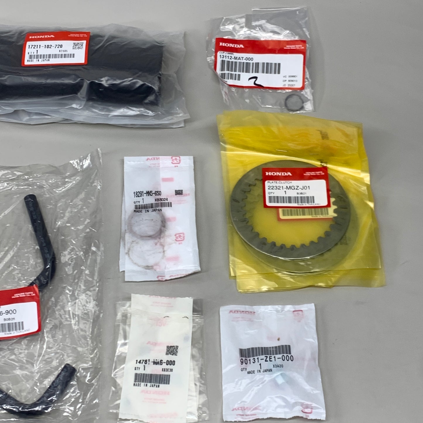 HONDA OEM 25 PACK! Miscellaneous Bulk Parts Lot for Dirt Bike, ATV or SIde-by-Side