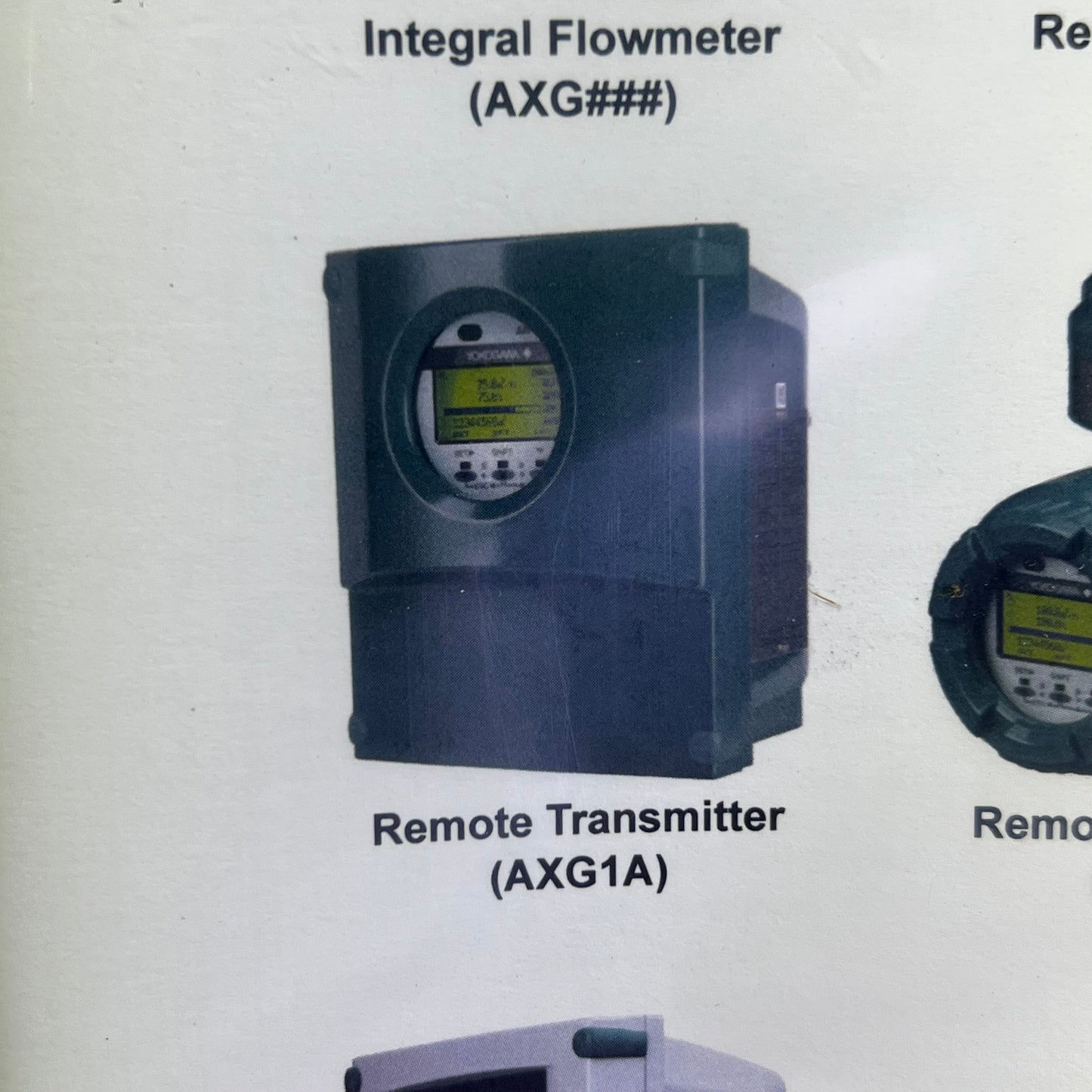 YOKOGAWA Magnetic Flowmeter Remote Transmitter AXG1A U12A00953  (NEW)