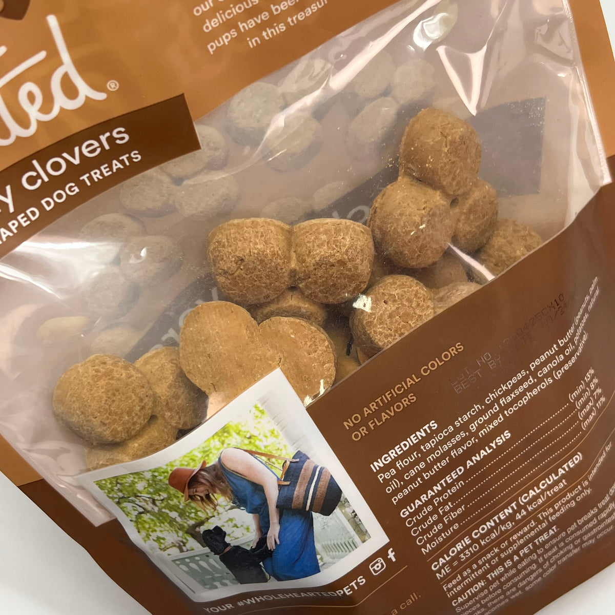 ZA@ WHOLE HEARTED (3 PACK) Crunchy Clovers Clover-shaped Dog Treats Peanut Butter |Flavor BB 10/27