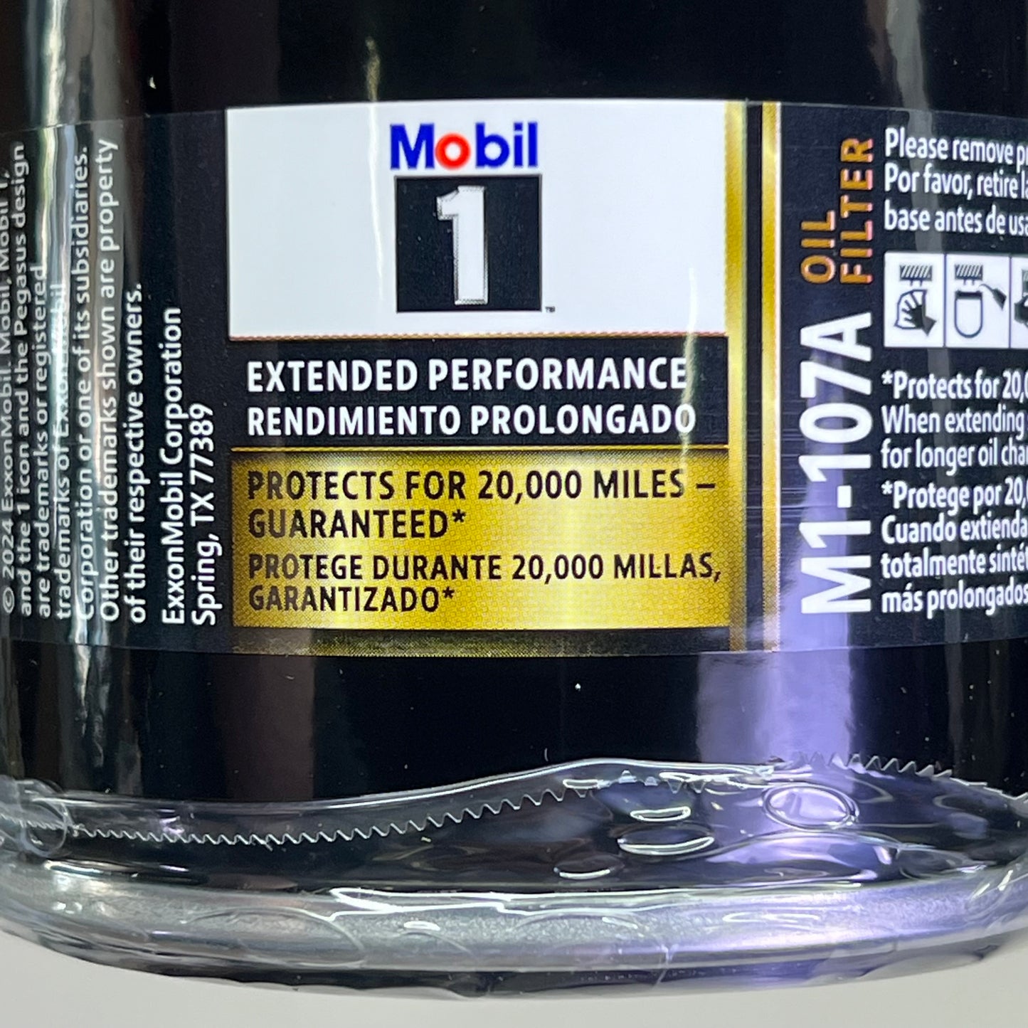 MOBIL 1 (3 PACK) Oil Filter Extended Performance Protects 20,000 Miles M1-107A