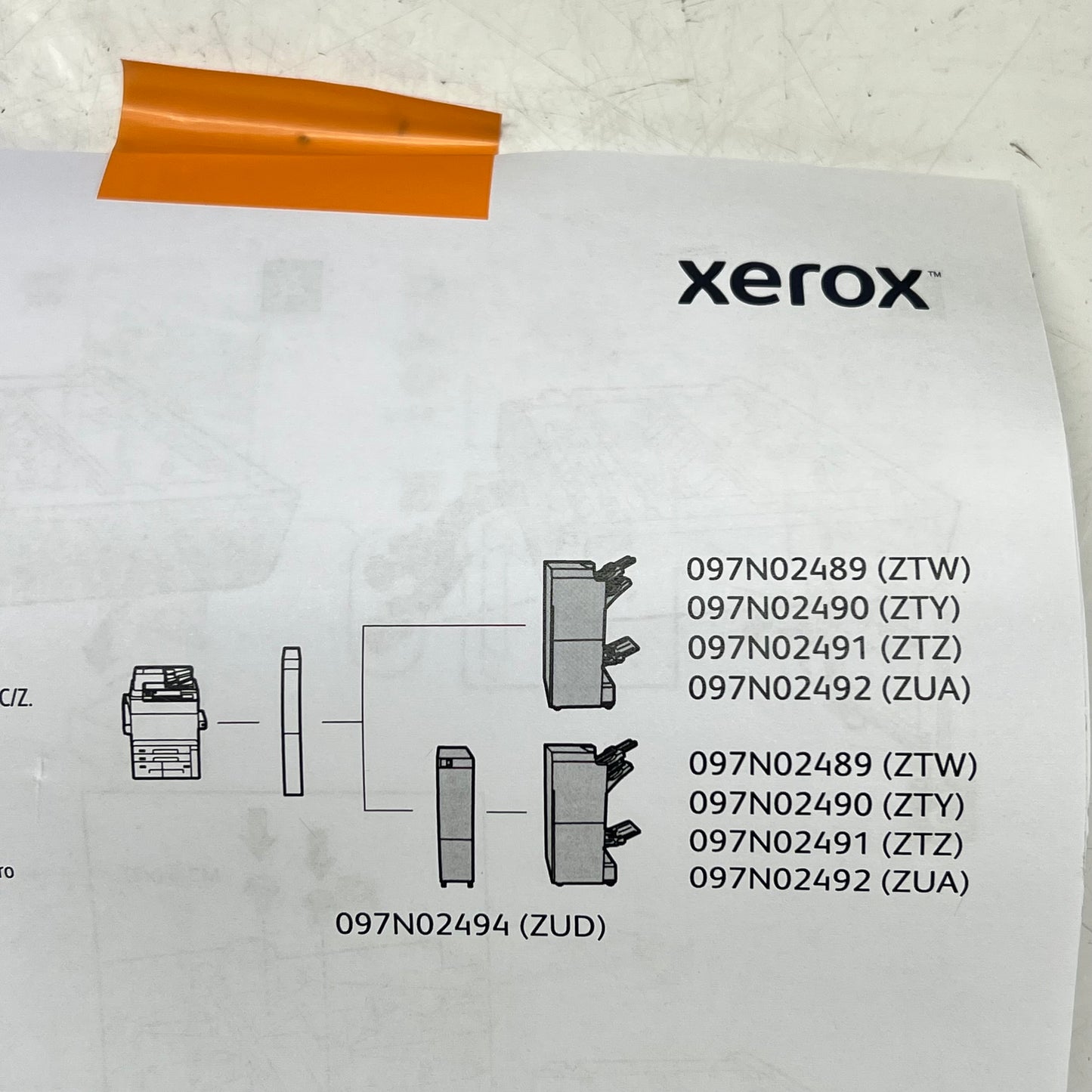 XEROX Vertical Transport Kit Smooth & Effective For Br 2.0 Finisher 097N02493