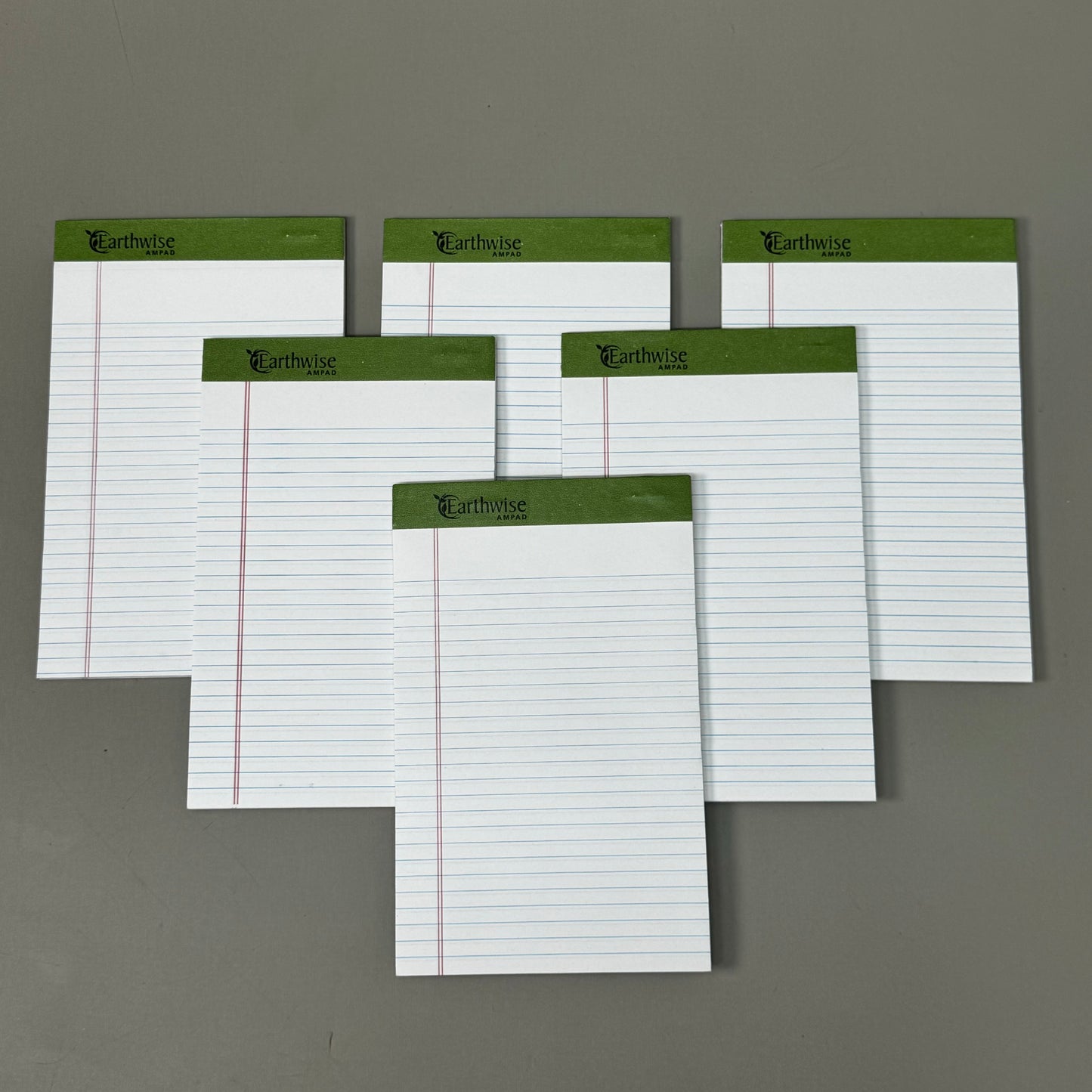 EARTH WISE (6 PACK) Perforated Sheets Writing Pads Medium Ruled 40 Sheets 40112R