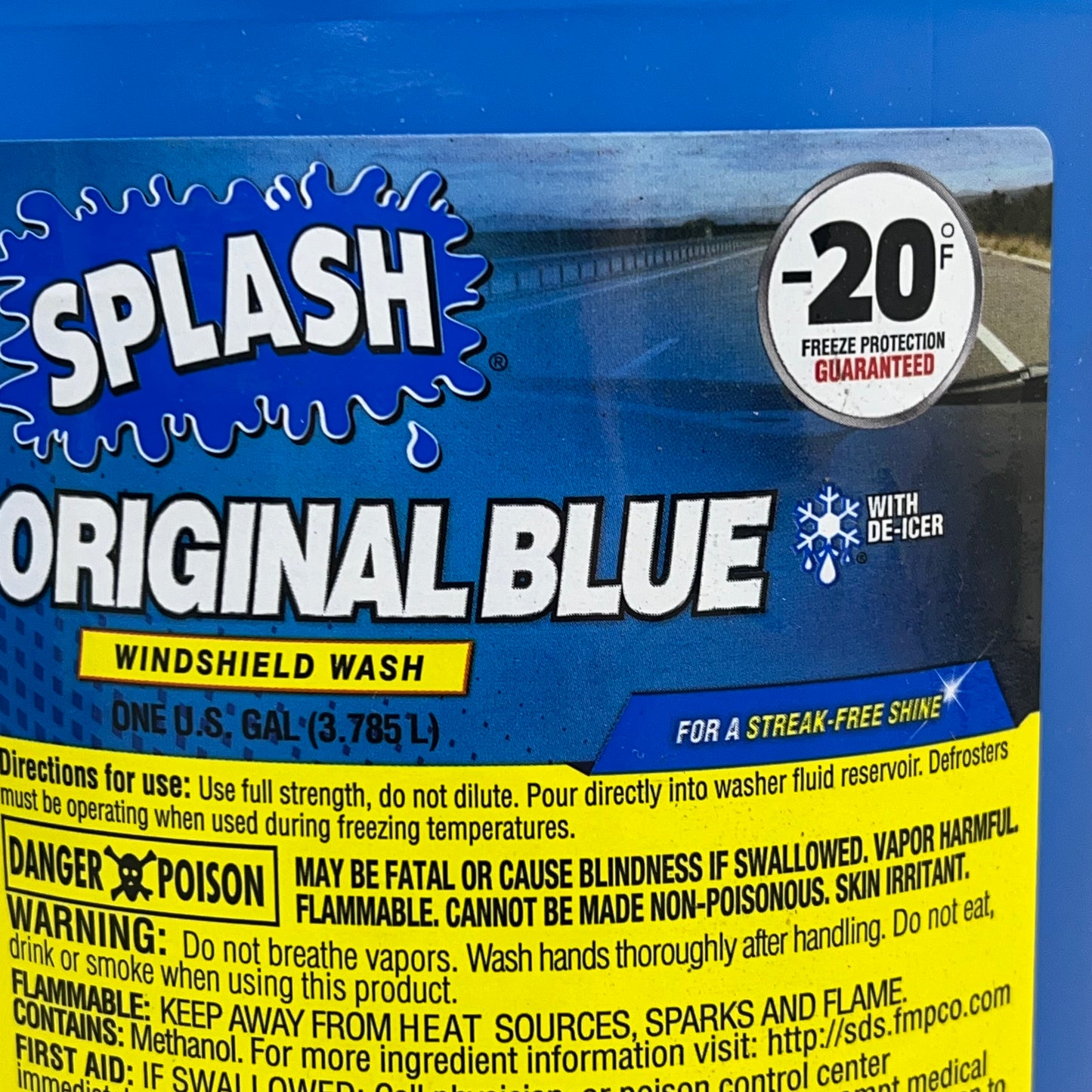 SPLASH (3 PACK) Original Blue Windshield Wash -20 Freeze Protection 234526221