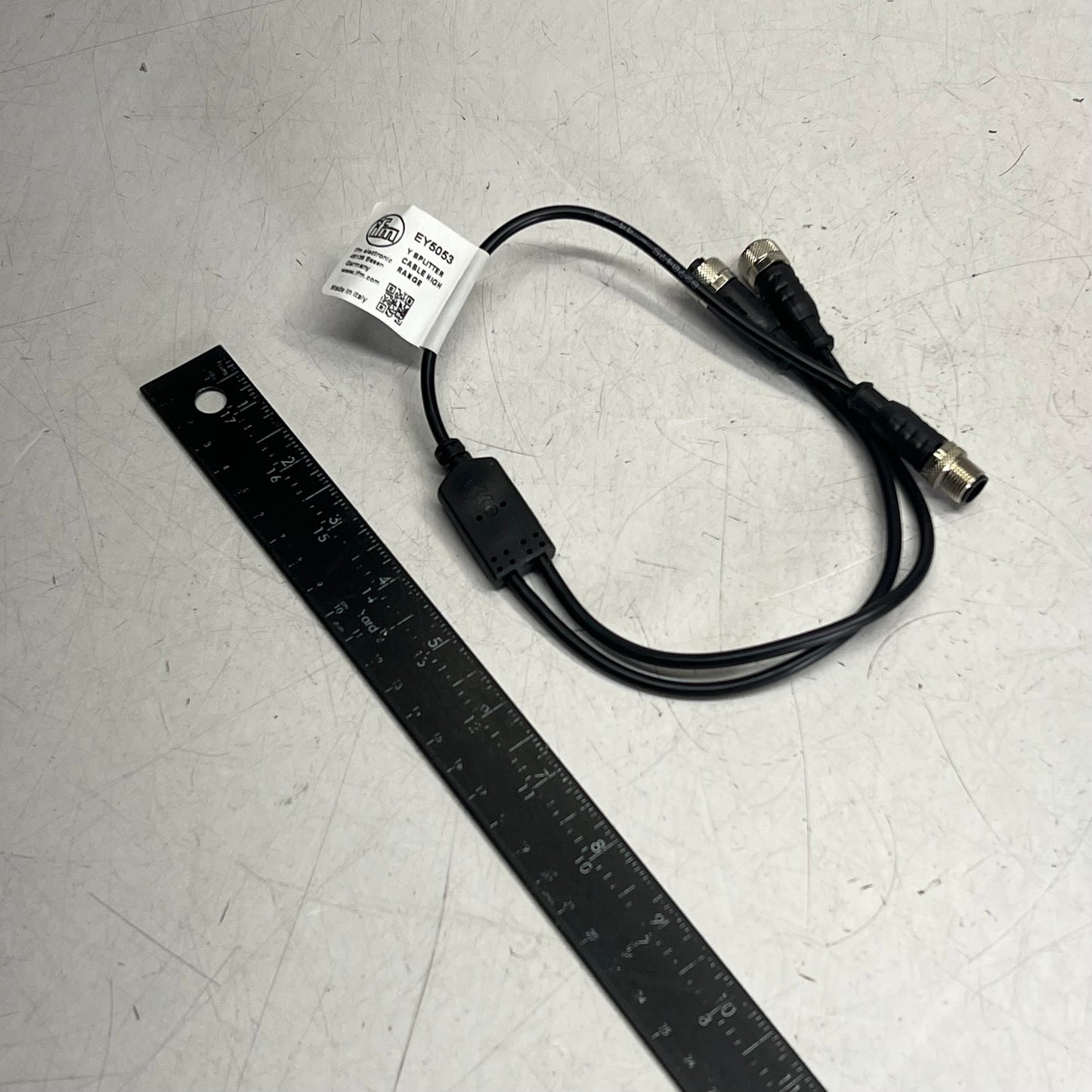 IFM Electronics Y Splitter Cable High Range Wide Operate Temp Range 24DC EY5053