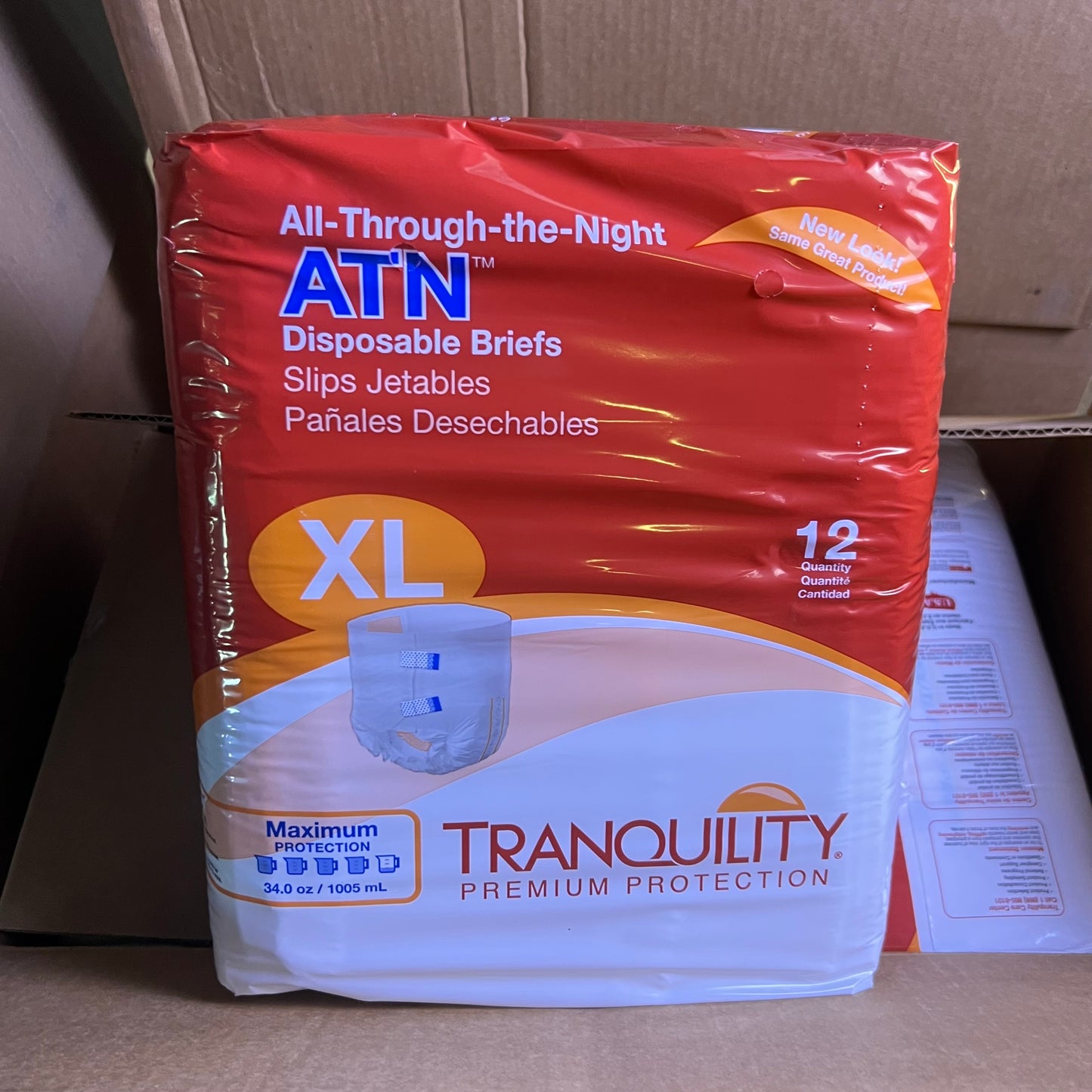 ZA@ Pallet of MIXED TRANQUILITY Disposable Briefs Sz L/XL, Dust Sheet, Air Filters19X23X1 - 12X12X2 (AS-IS)