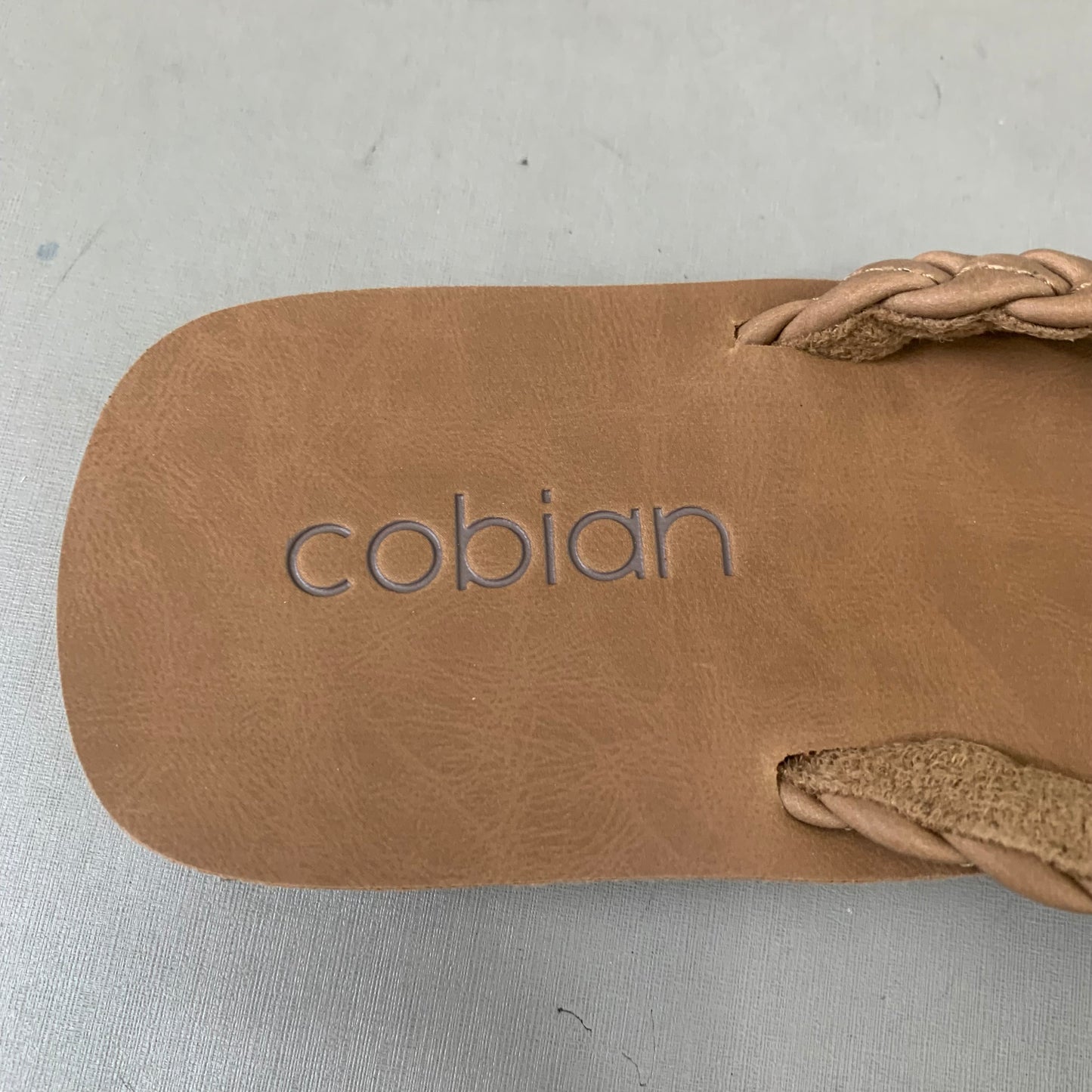 COBIAN Braided Pacifica Sandals Women's SZ 9, EU 41 TAN BBP23-230-9