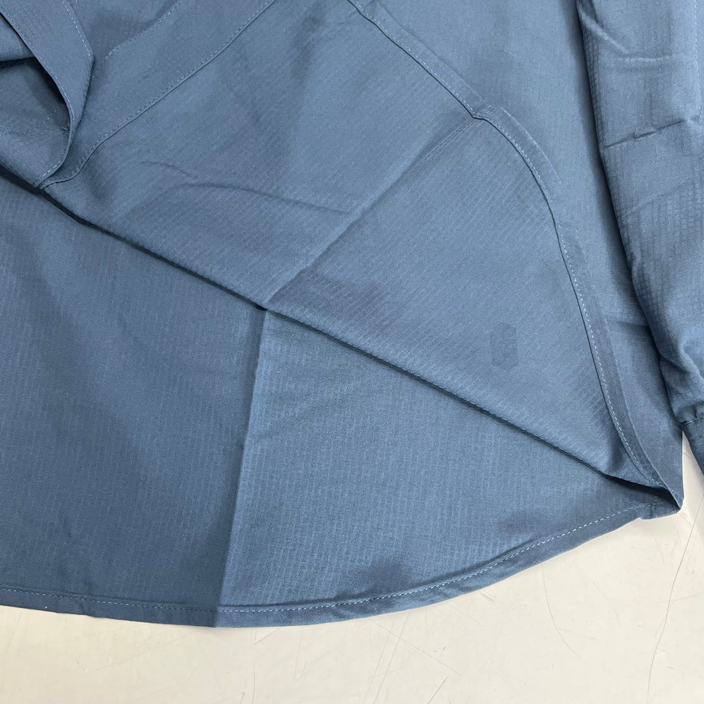 COLUMBIA Silver Ridge Utility Lite Long Sleeve Shirt Men's Sz L Blue AM1683-478