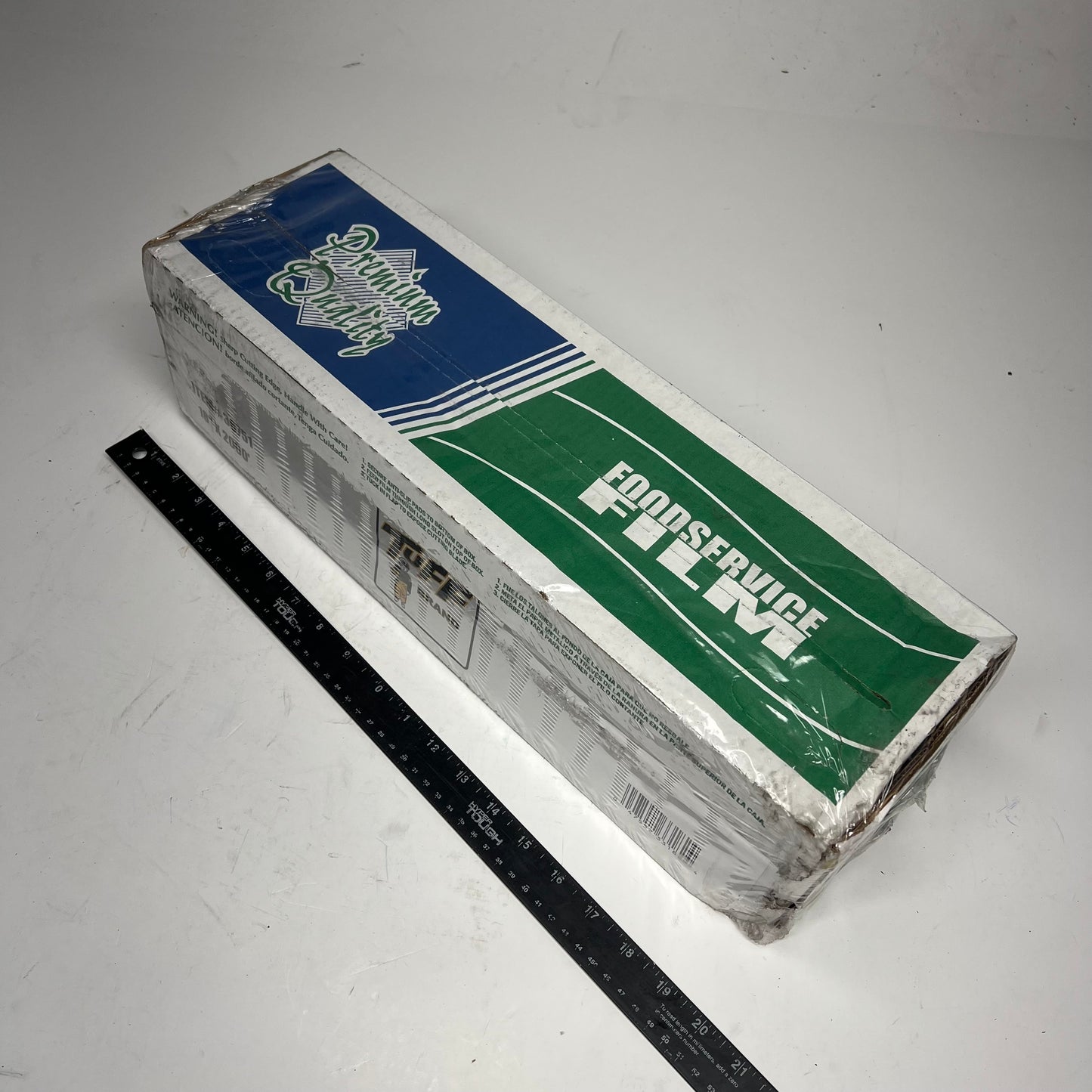 ZA@ TUFF BRAND Food Service Plastic Wrap Roll 18"x2000' Clear 36751 (As-Is)