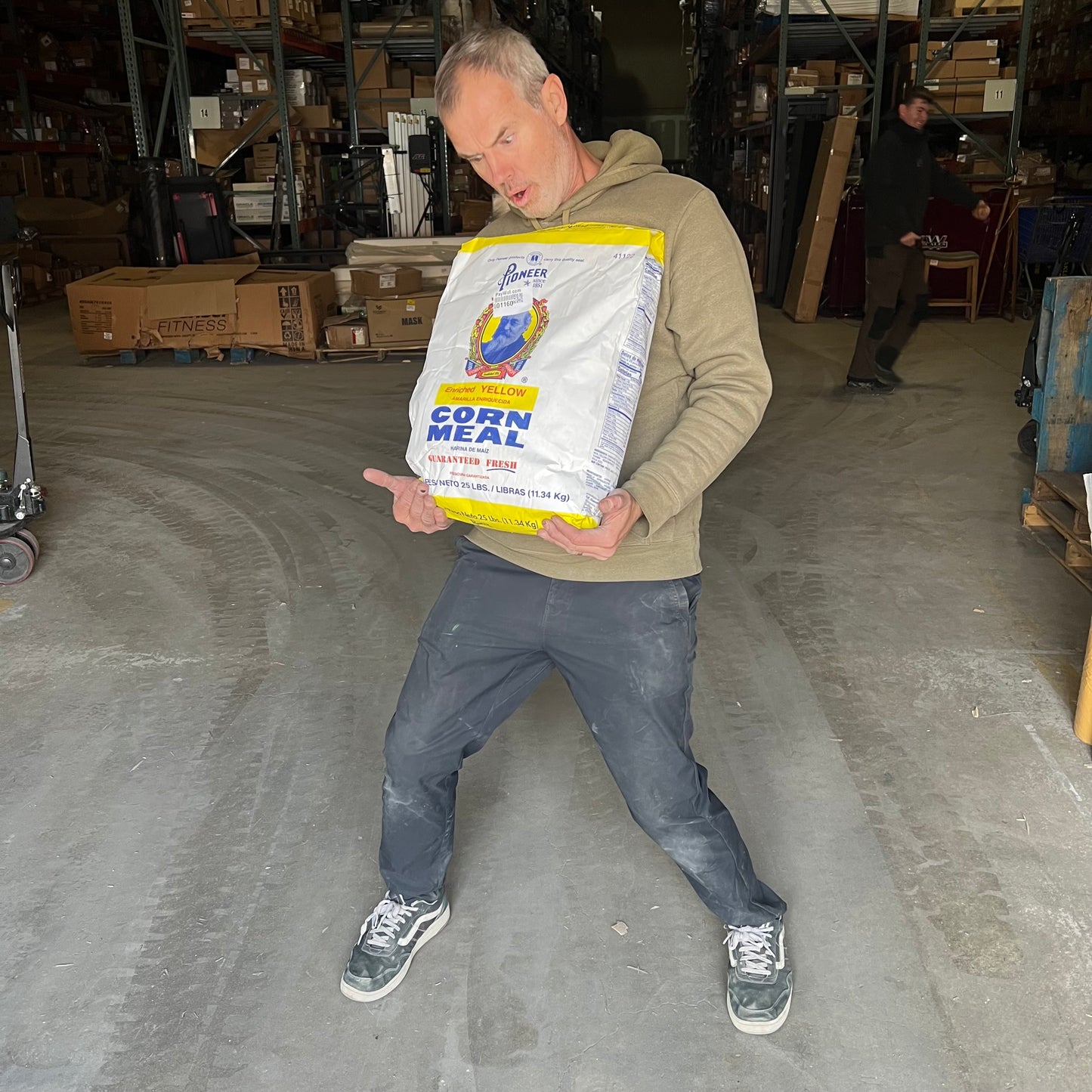 ZA@ PIONEER  Enriched Yellow Corn Meal Ingredient 25 lb Bag Yellow C