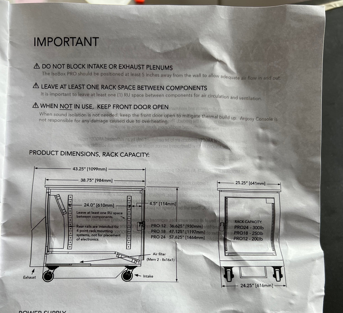 ARGOSY IsoBox PRO12 w/ Right-Hand Door Swing Black Satin on Oak Trim