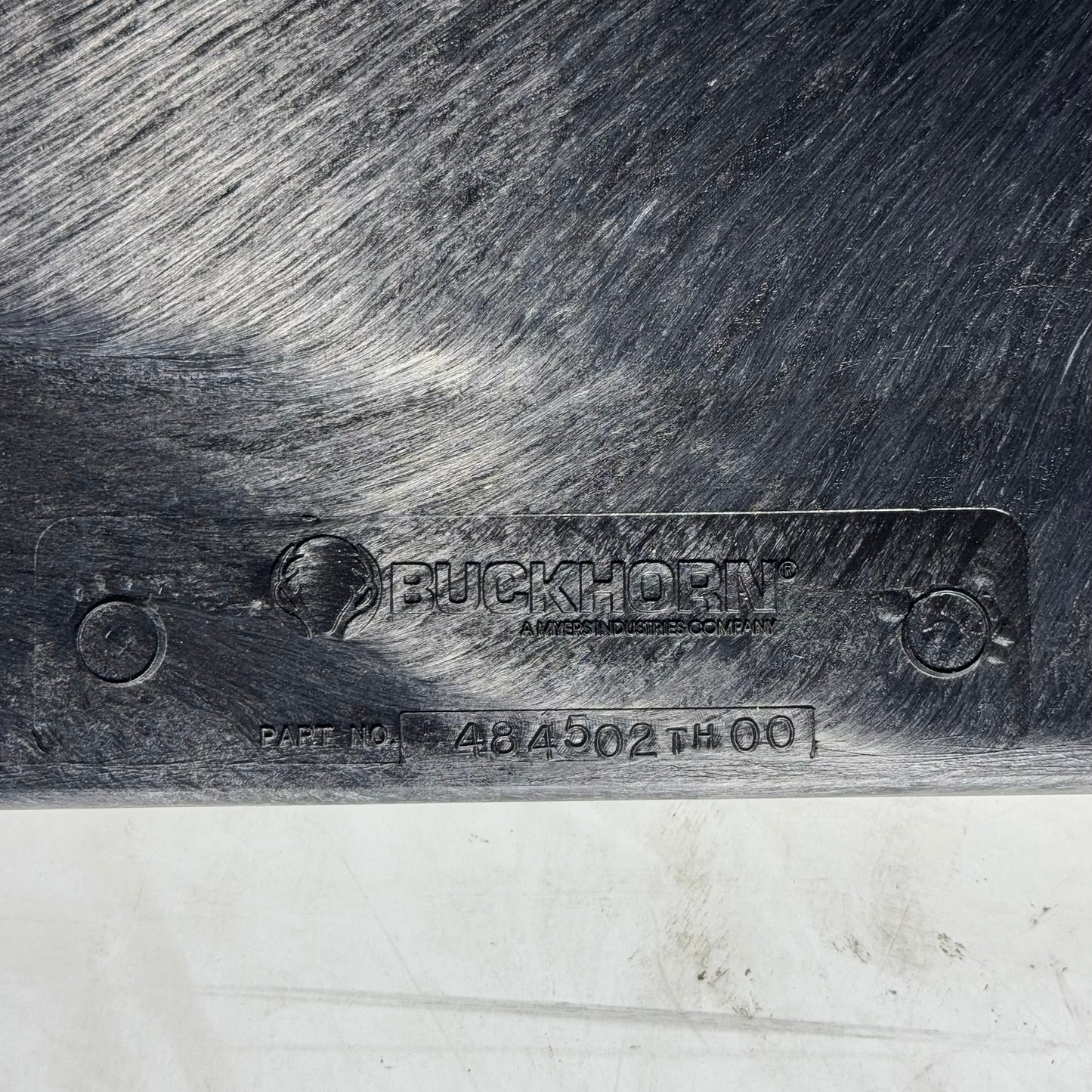 BUCKHORN Plastic Bulk Container Cover Sz 48 1/4 in x 45 1/4 in, Black 1XGG9