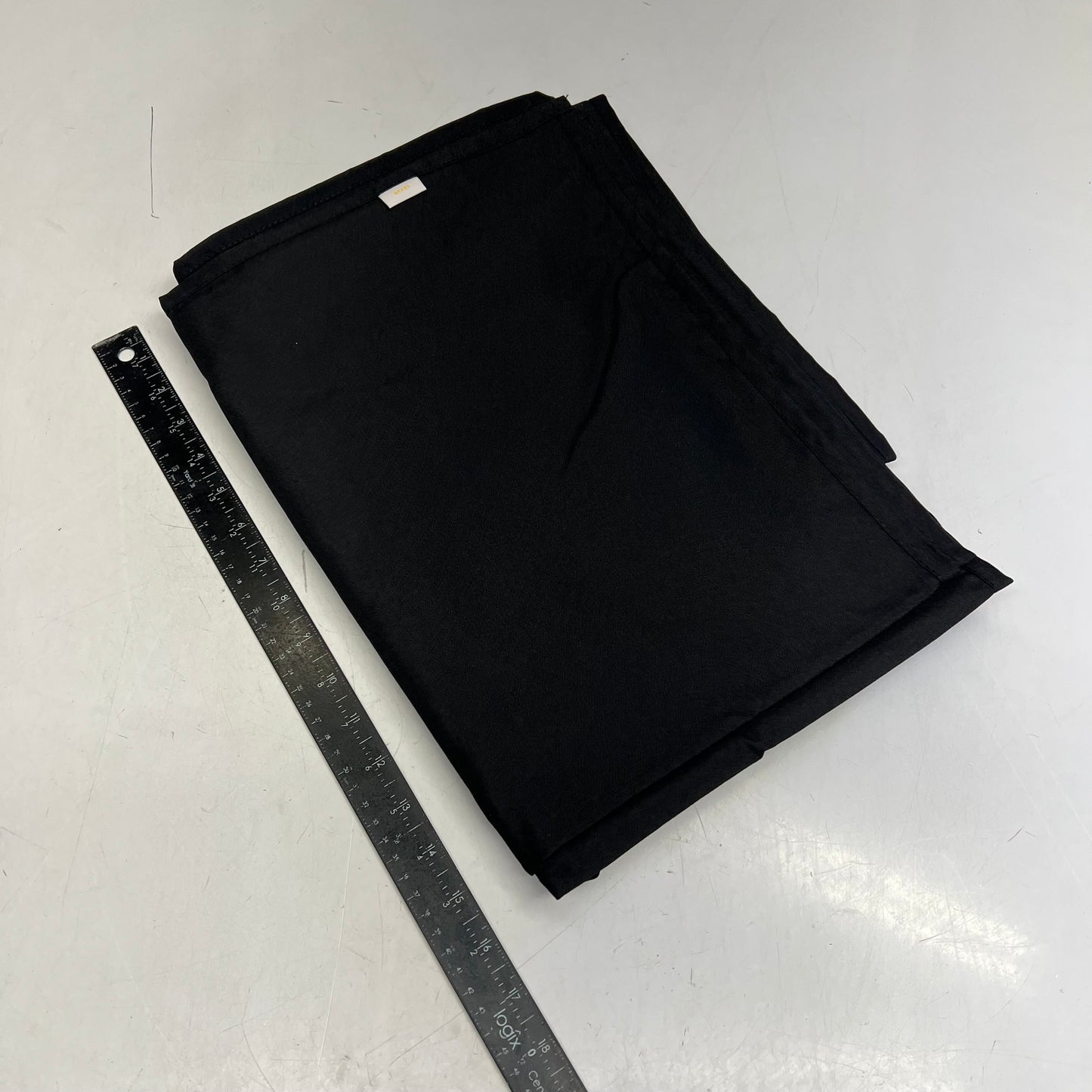 ZA@ HELANA (6 PACK) Square Table Cloths Overlay 85"x85" Black NG1552436