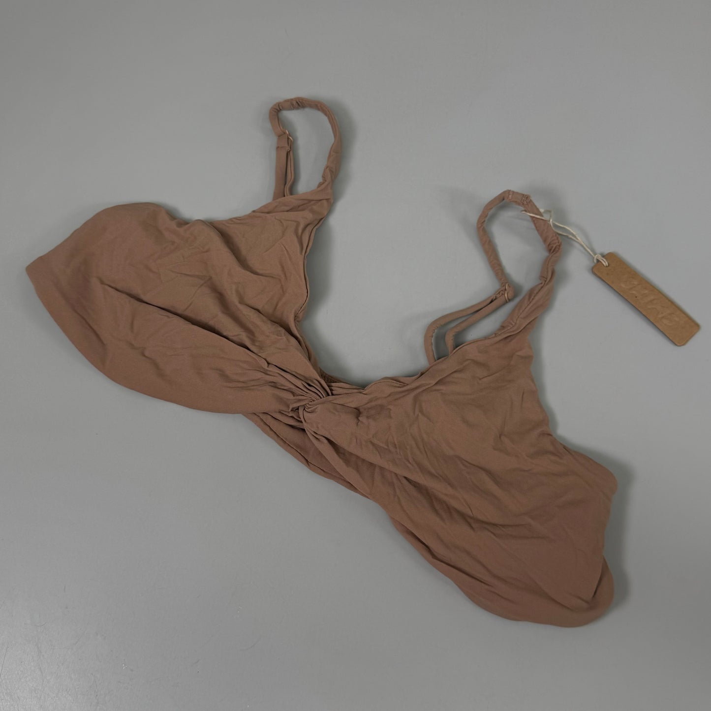 SKIMS Buttery Soft Knotted Bra Women's Sz 2X Sienna BR-SCN-0445