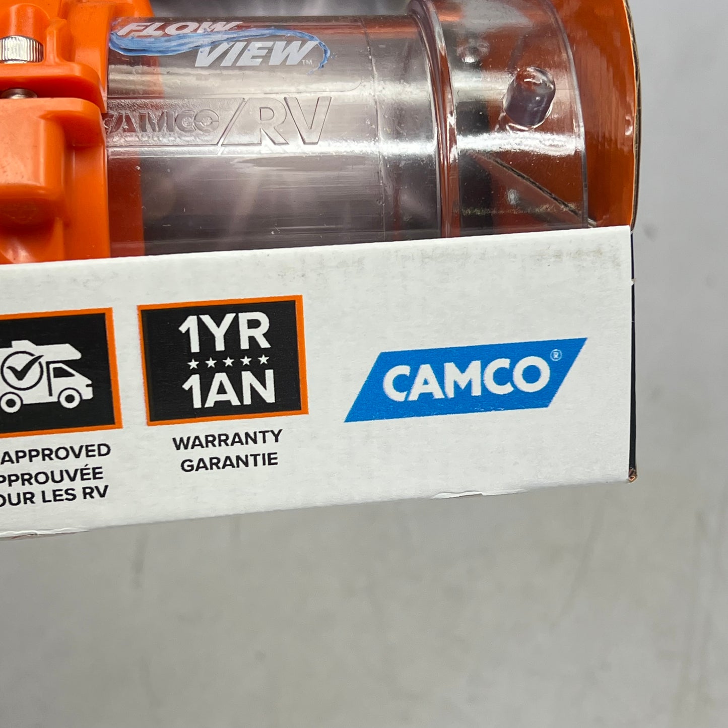 CAMCO Rhino Rv Sewer Extender Pro W/ Led Flashlight  5" Universal Orange 39570