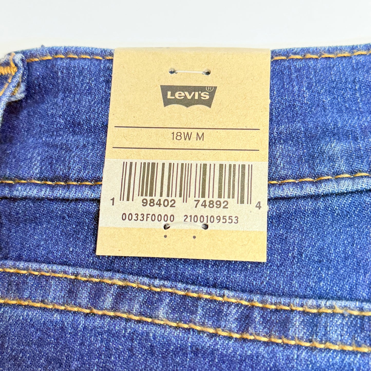 LEVI'S 318 Shaping Wide Leg Stellar Stretch Mid Rise Women's Sz 18xM (New)