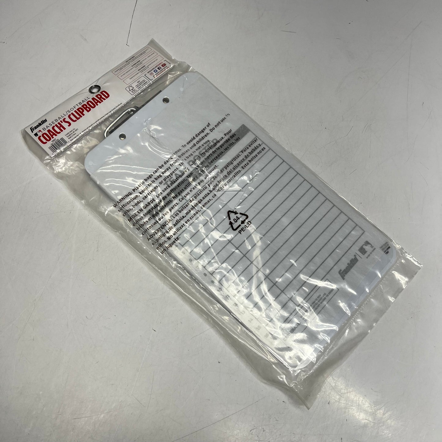 FRANKLIN (2 PACK) MLB Coach's Clipboard Baseball & Team Roster 11"x7.5"1567