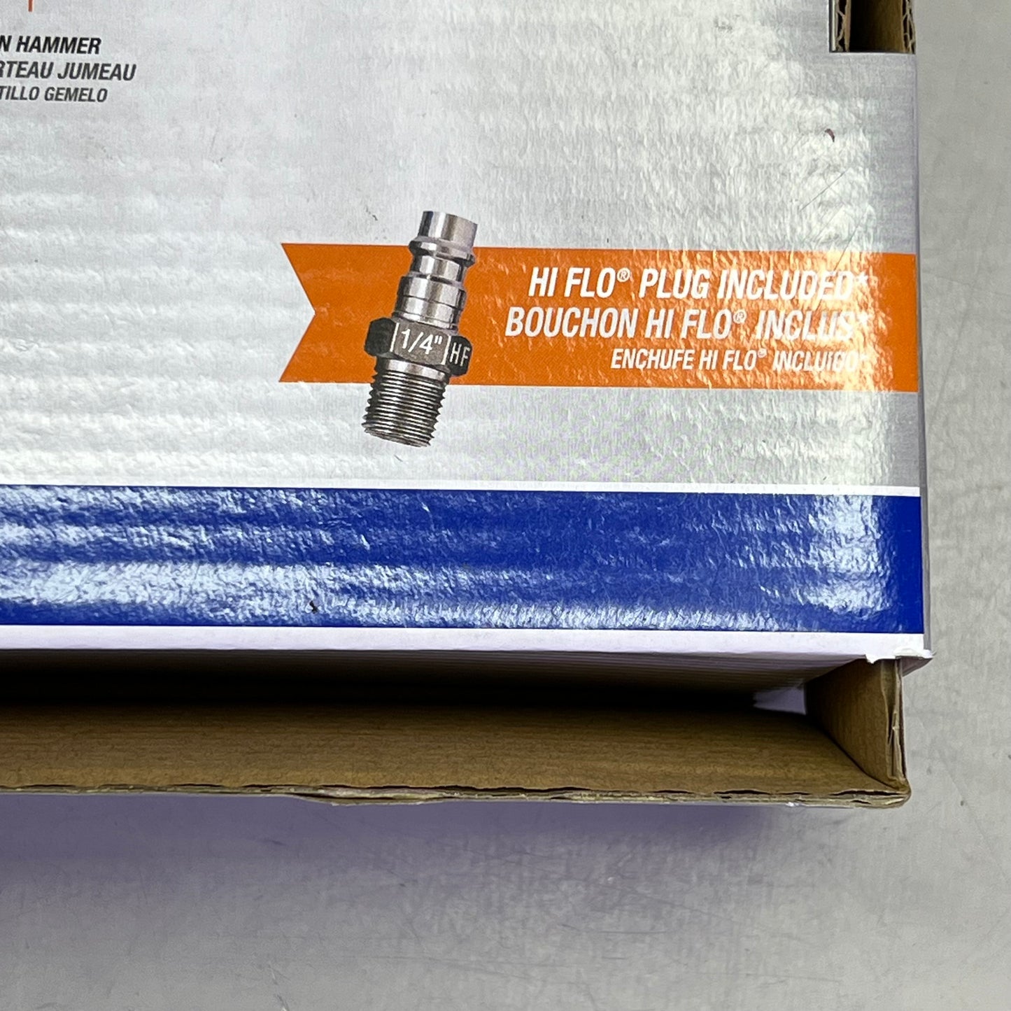 TRU-FLATE Short Body Stubby Impact W/ HI FLO Included 1/2" Black 25-513 25-313