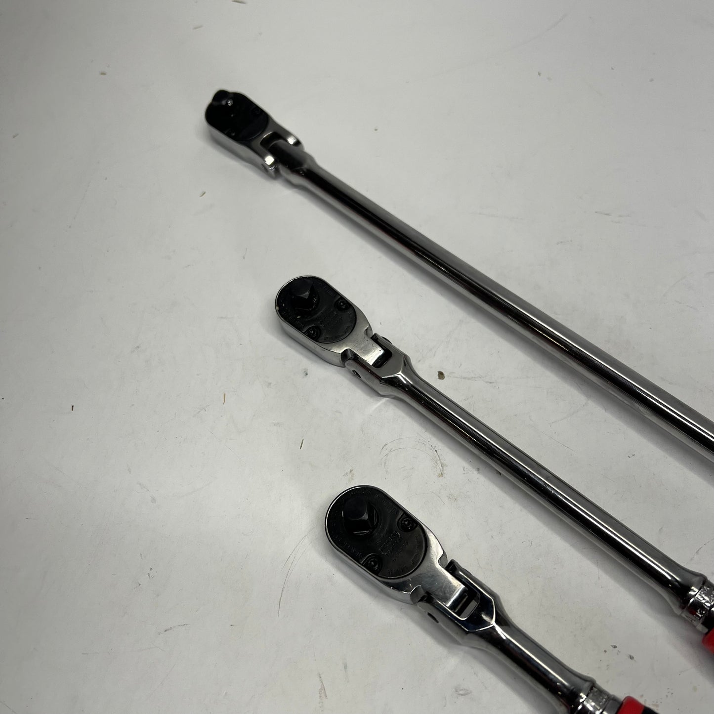 SNAP ON Soft Grip Flex Head Ratchet Set 4 Pc - 3/8" Drive 204RT04FR (As-Is)